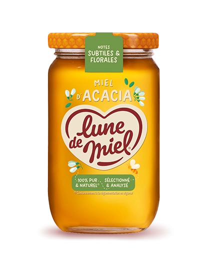Miel d'acacia lune de miel